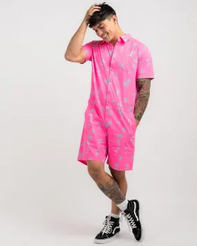 Lucid Fluro Palms Romper