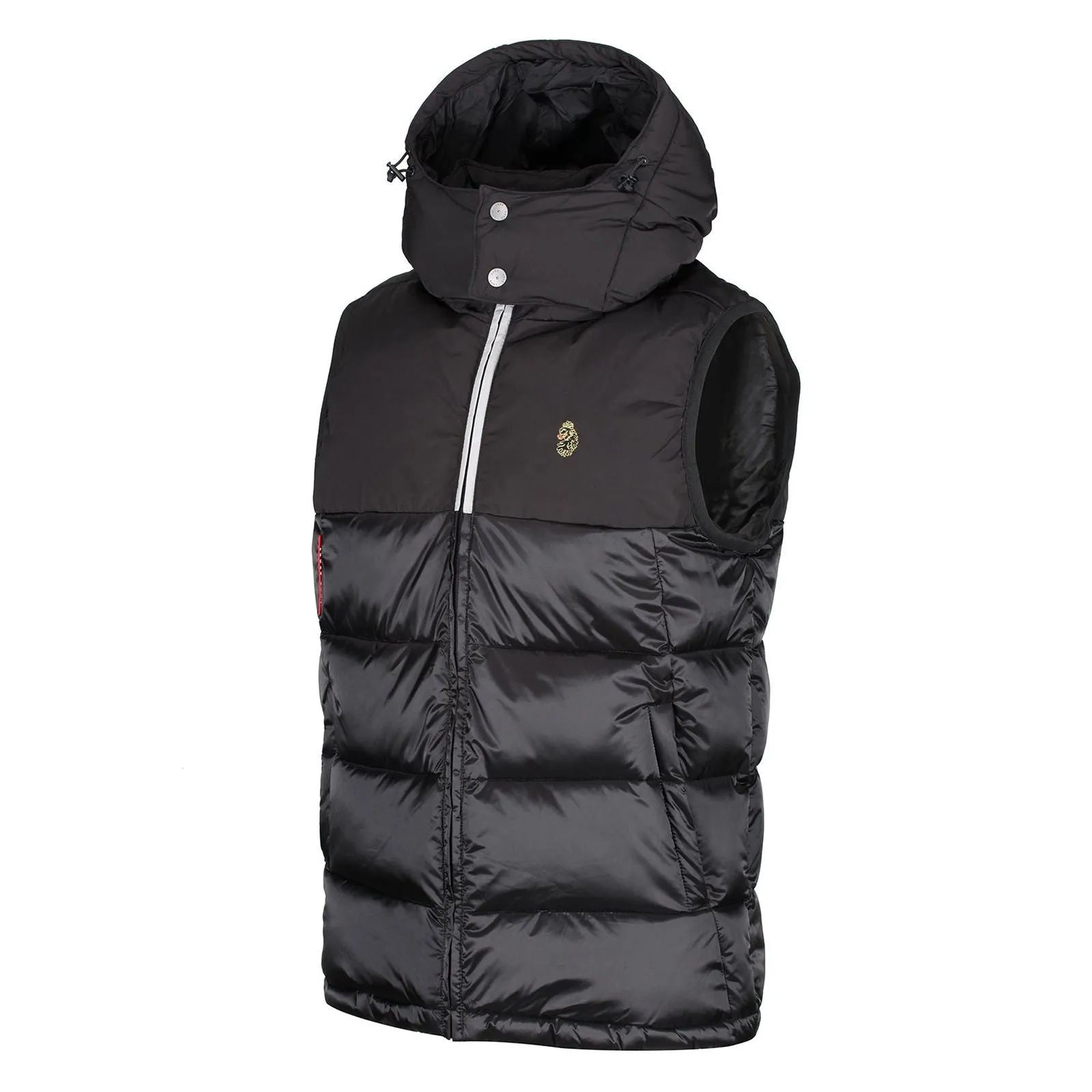 Luke 1977 Sumners Stories Padded Gilet Jacket - Jet Black