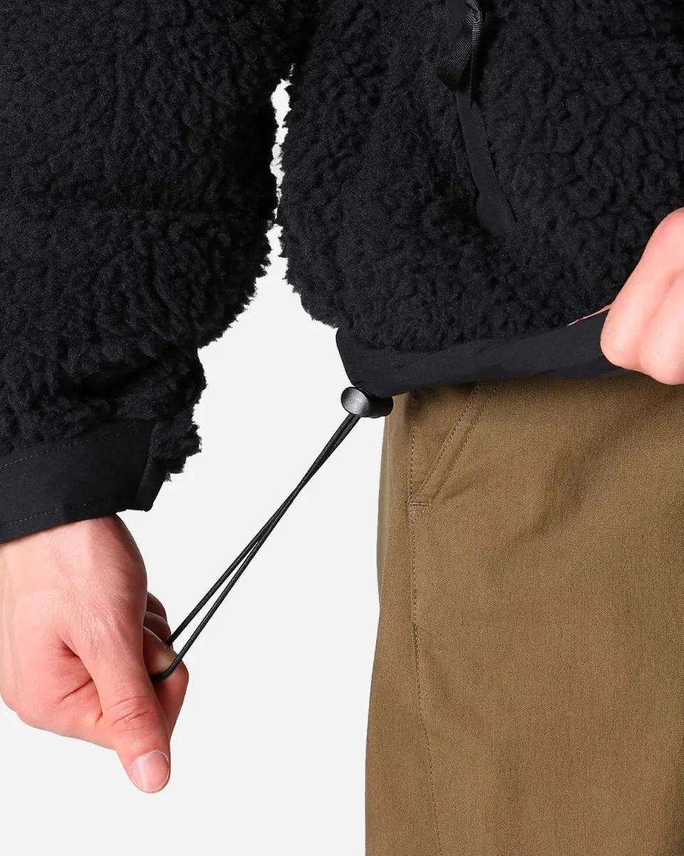 M High Pile Nuptse Jacket - Black