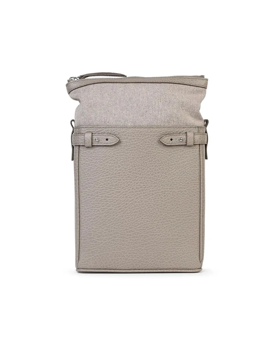 Maison Margiela    Maison Margiela 'Camera Bag' Dove Grey Lear Bag