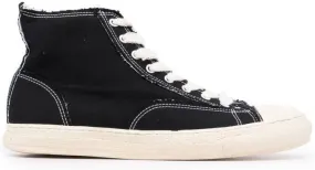 Maison MIHARA YASUHIRO General Scale lace-up high-top sneakers Black
