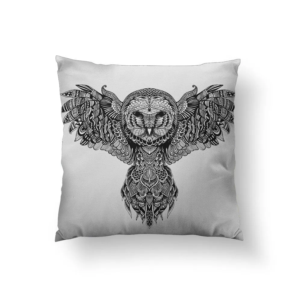 Majestic Owl Throw Pillow