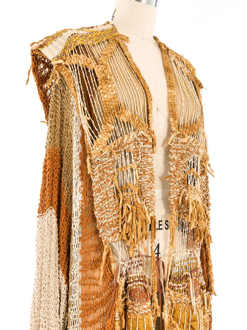 Mali Art To Wear Hand Knit Cardigan