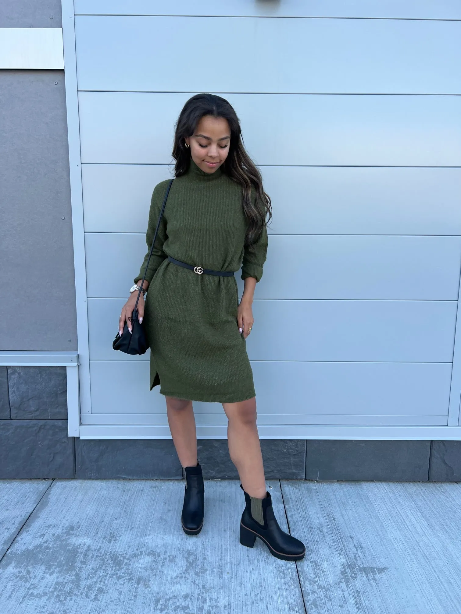 Mali Turtleneck Sweater Dress