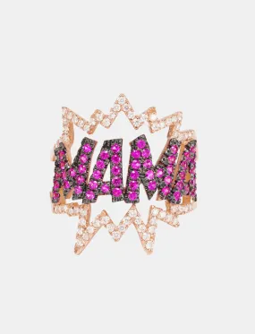 Mama Pop Ring Pink
