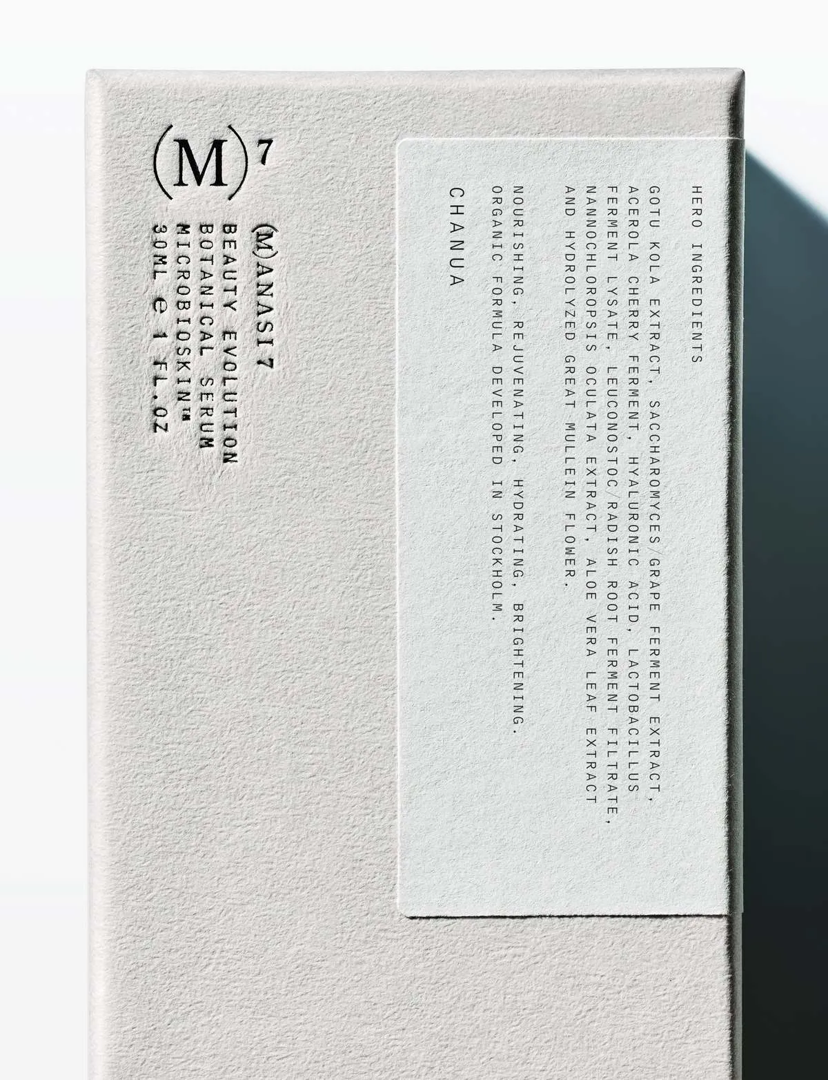 M)anasi 7 Botanical Botanical Serum Chanua
