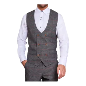 Marc Darcy Jenson Check Waistcoat