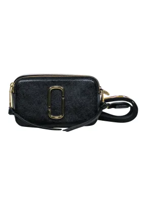 Marc Jacobs - Colorblock Black, Pink & Gold Snapshot Crossbody
