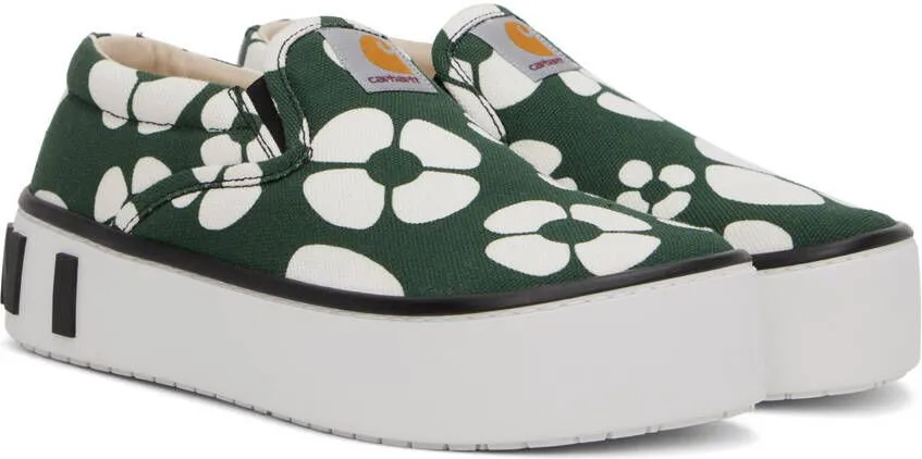 Marni Green Carhartt WIP Edition Sneakers