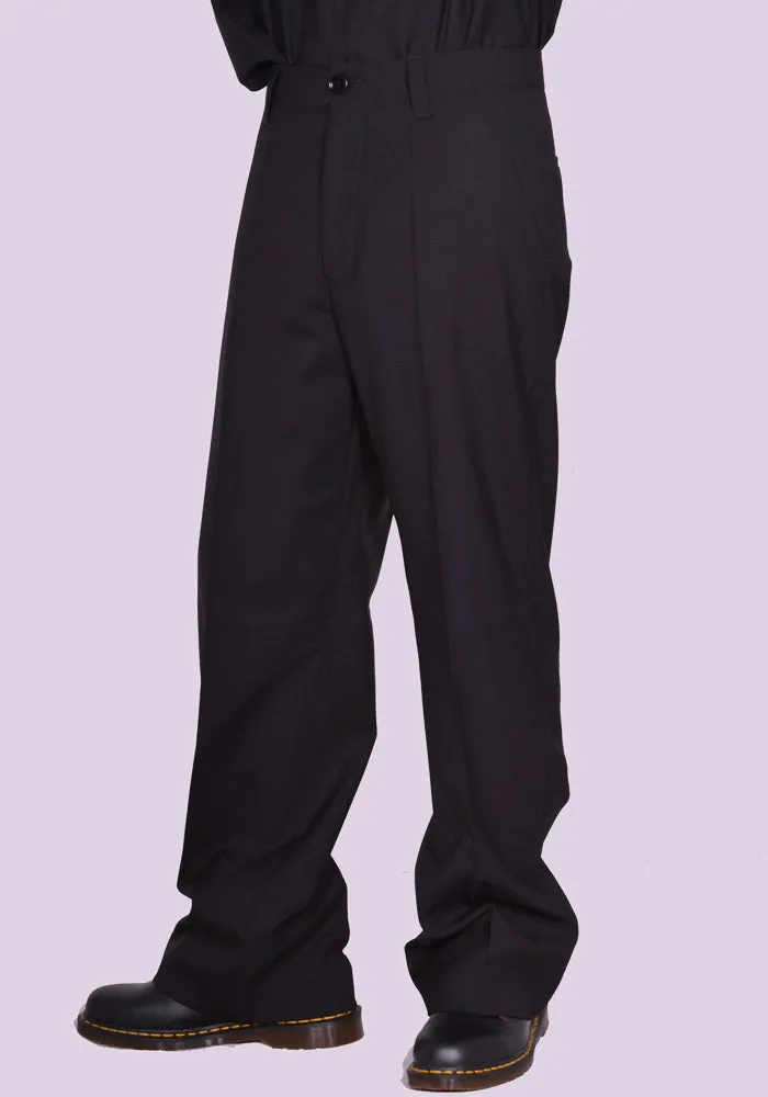 MARNI PUMU0245U1 WOOL TROUSERS BLACK