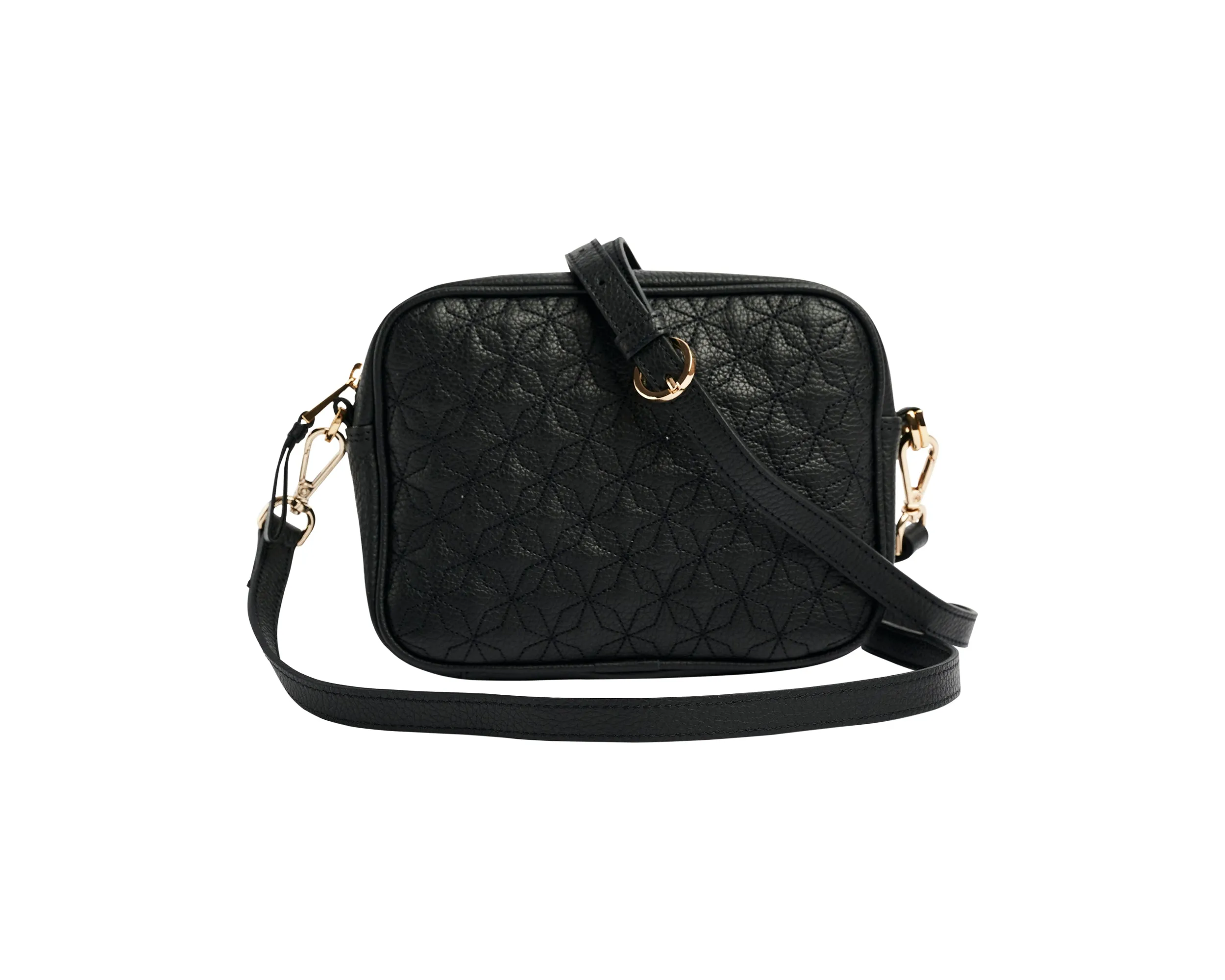 Marroquí Black Crossbody Camera Bag