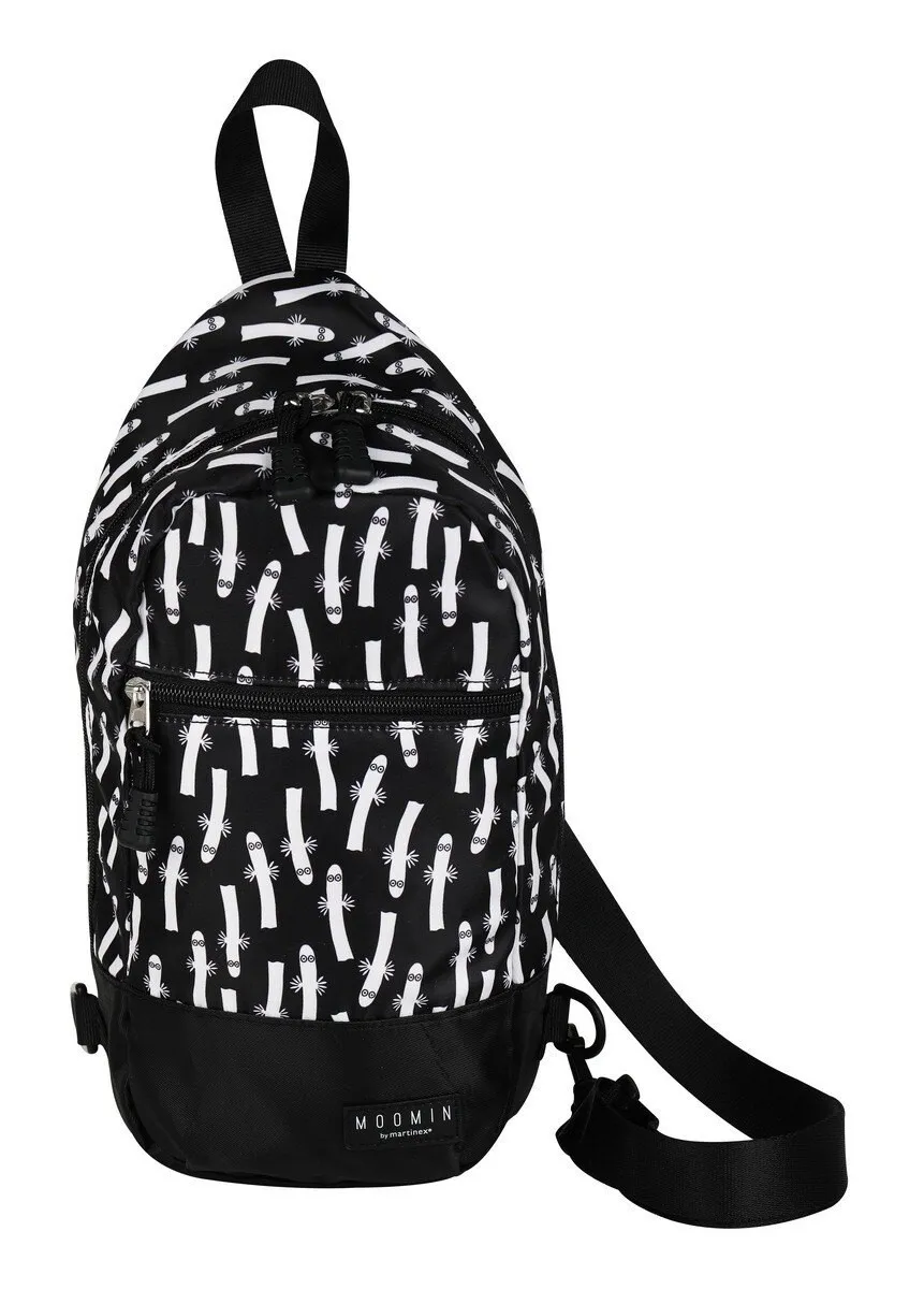 Martinex Finsko Batoh přes rameno crossbody Moomin Hatti černá 3L