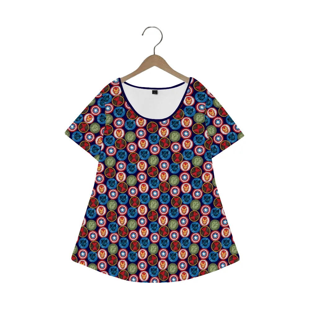 Marvel Shields Women's Crew Neck Loose Tunic