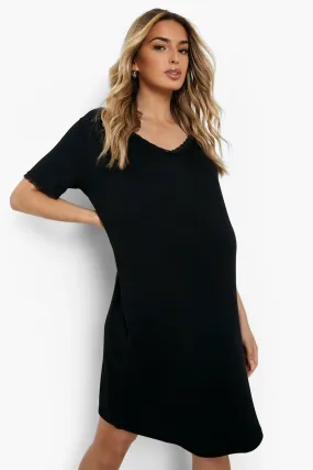 Maternity Lace Trim Nightgown
