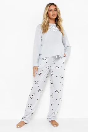 Maternity Mama Bear Pants Pj Set