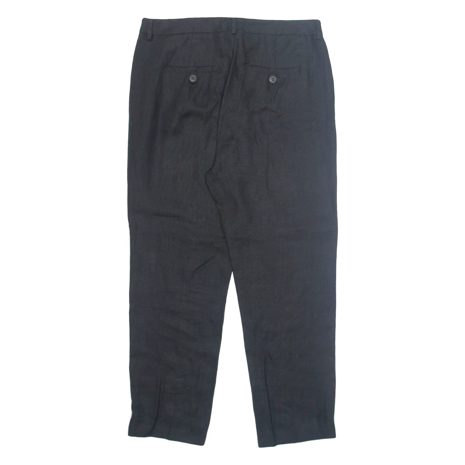 MAX MARA WEEKEND Chino Mens Trousers Black Regular Straight W32 L27