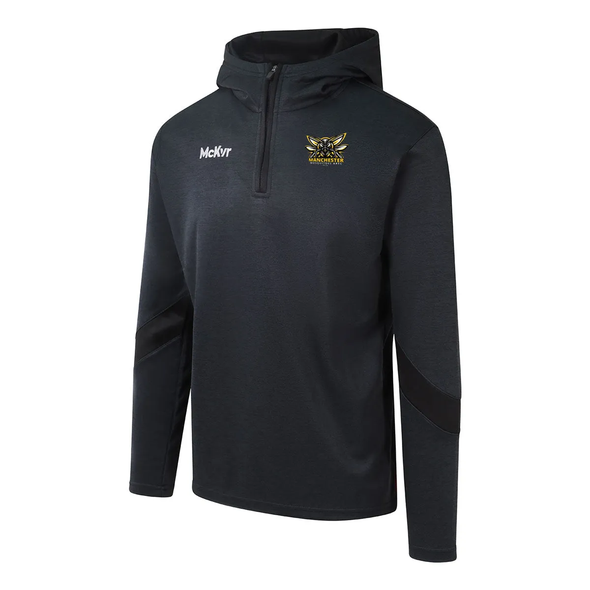 Mc Keever Manchester Mosquitoes AFL Core 22 1/4 Zip Hoodie - Adult - Black