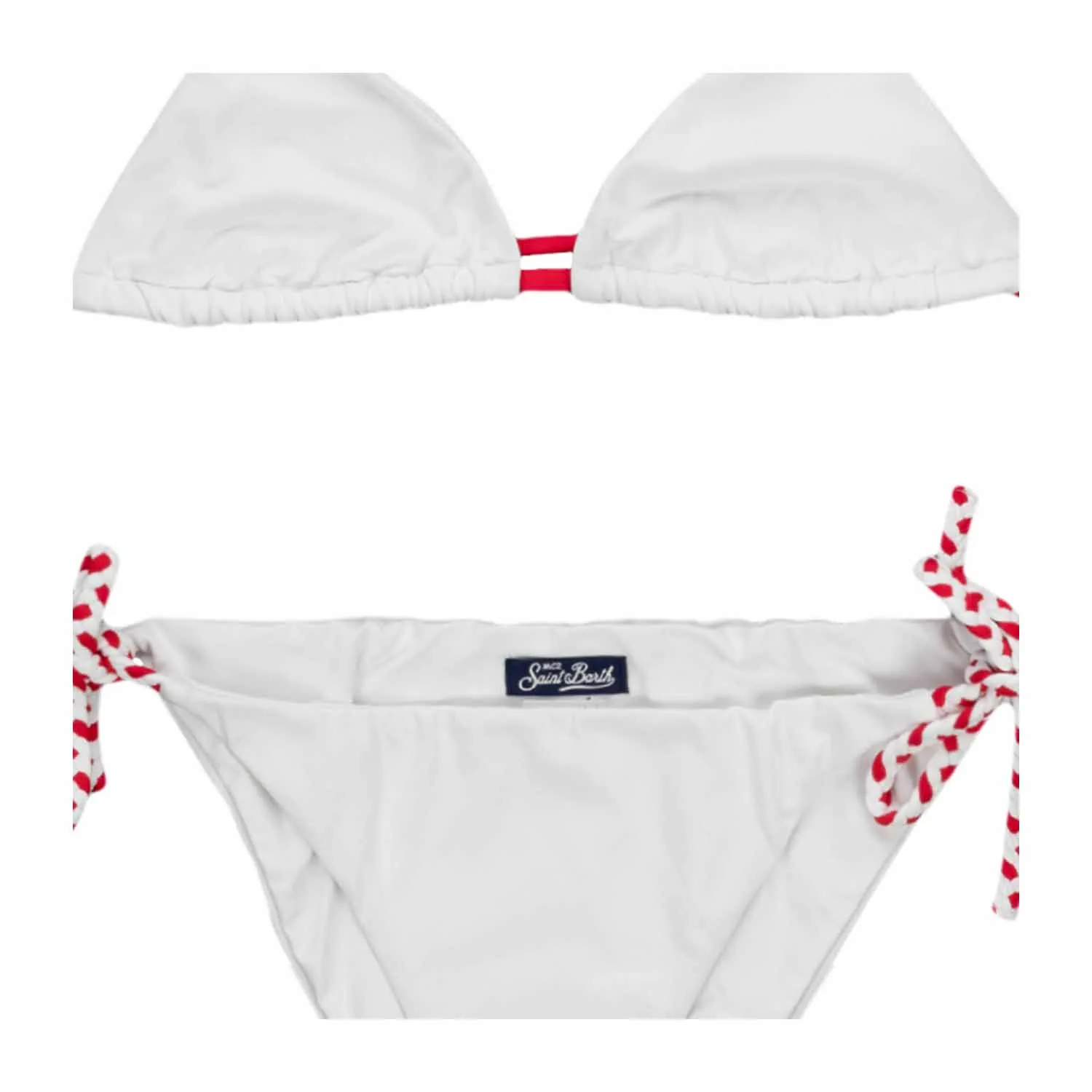 Mc2 Saint Barth White Bikini For Girls