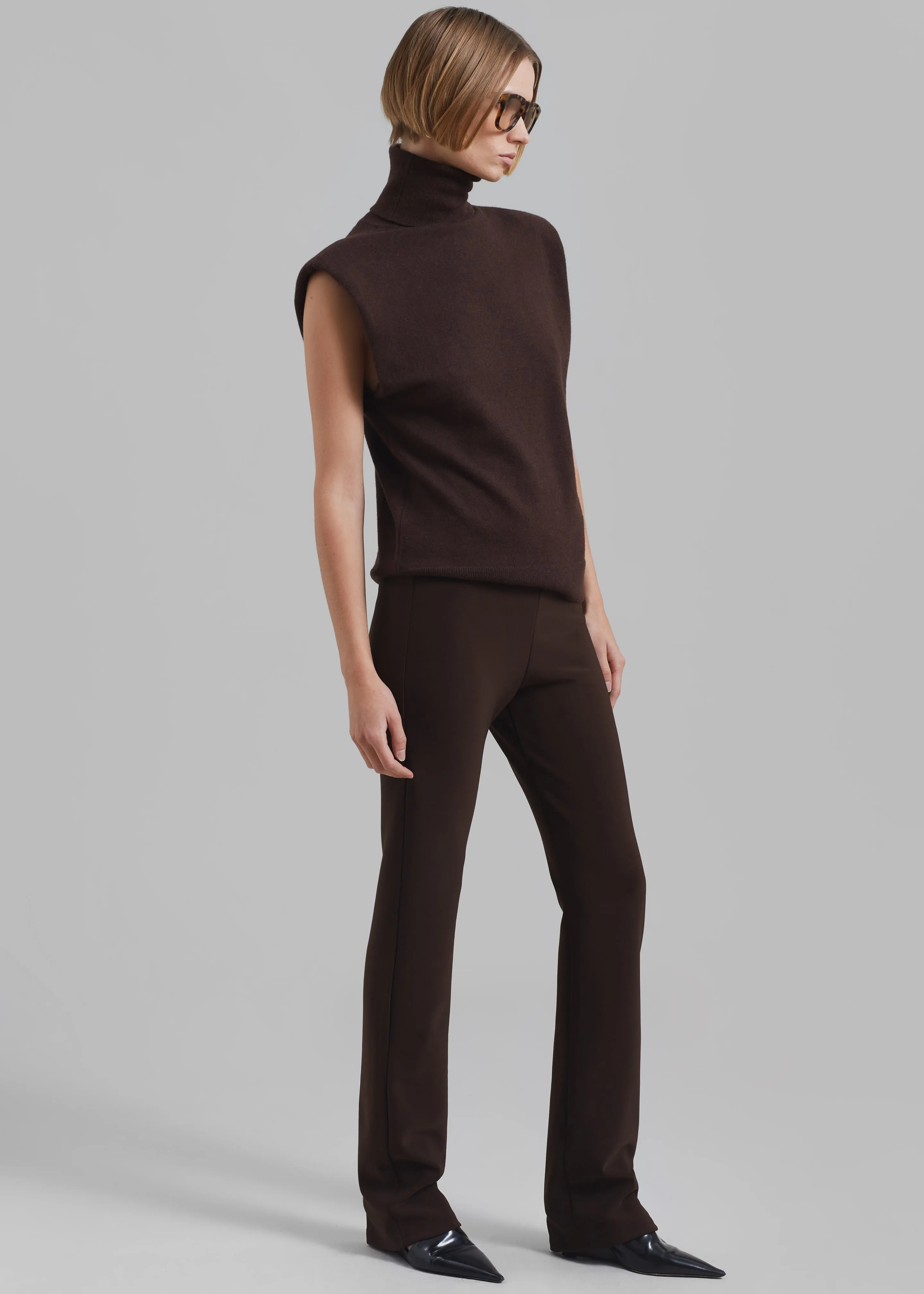 Mckenna Tailored Leggings - Brown
