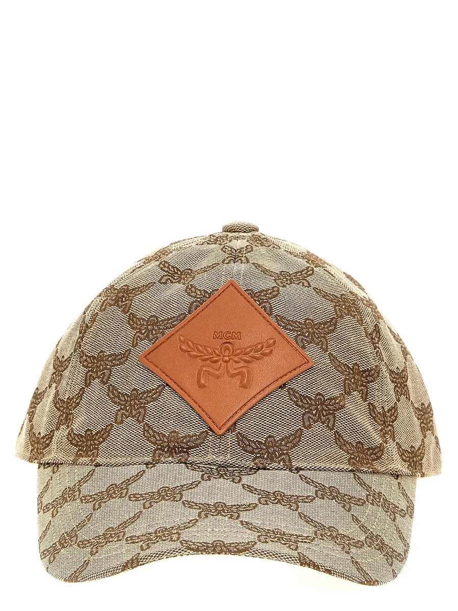 MCM    Mcm Logo Print Baseball Cap