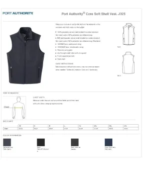 MEDSTAR J325 Port Authority Core Soft Shell Vest