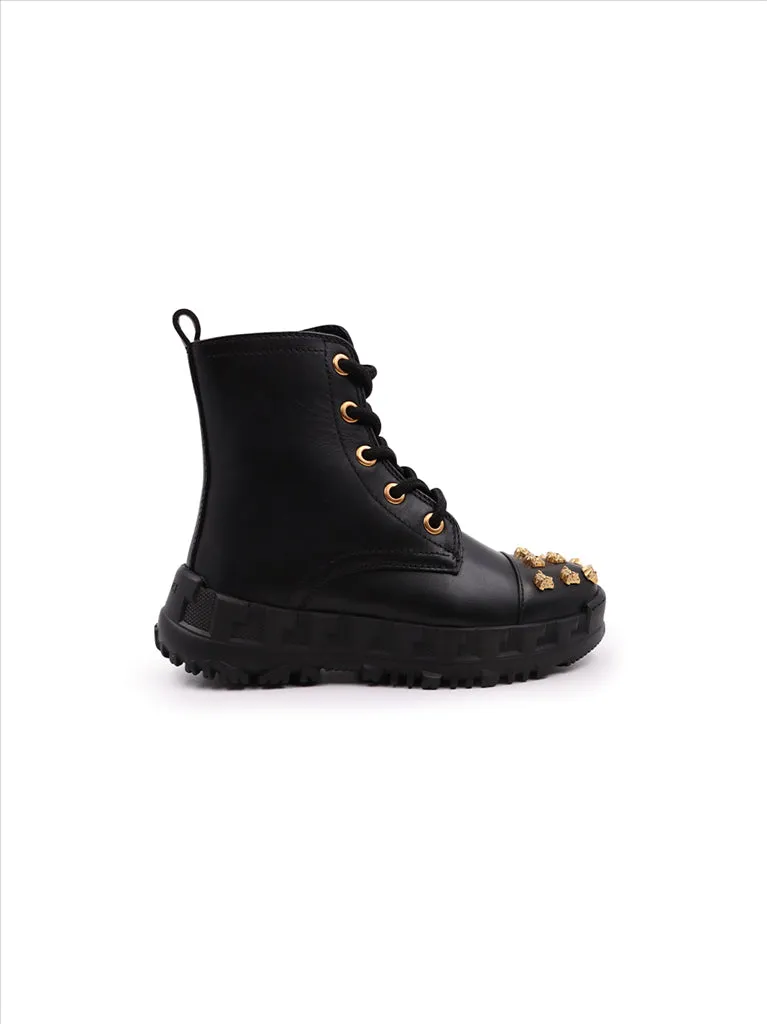 Medusa Stud Ankle Boots