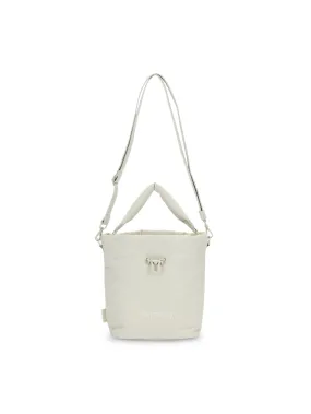 Melrose Quilting BUCKET Bag Beige
