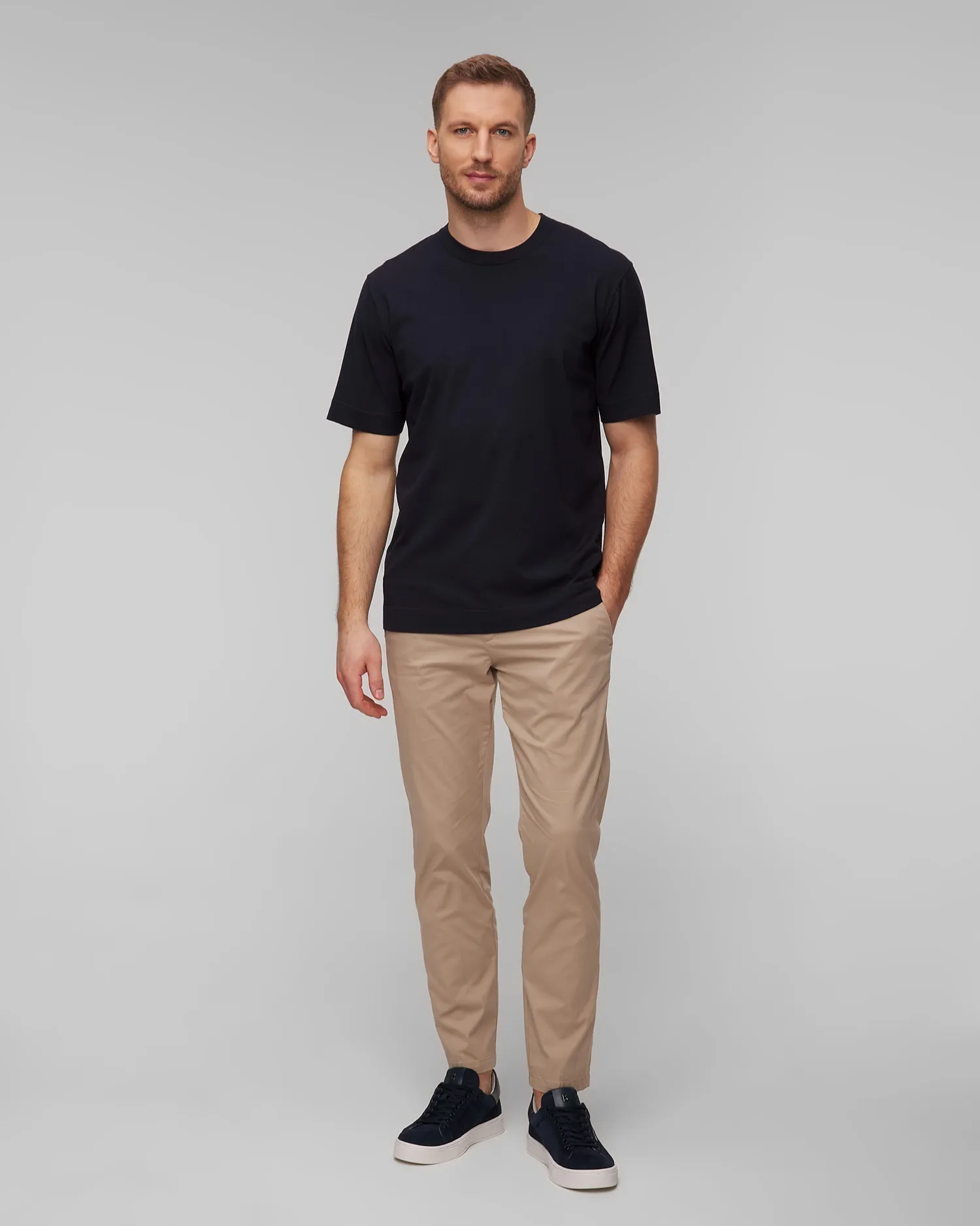 Men's beige trousers BOGNER Riley-27 18378964-762