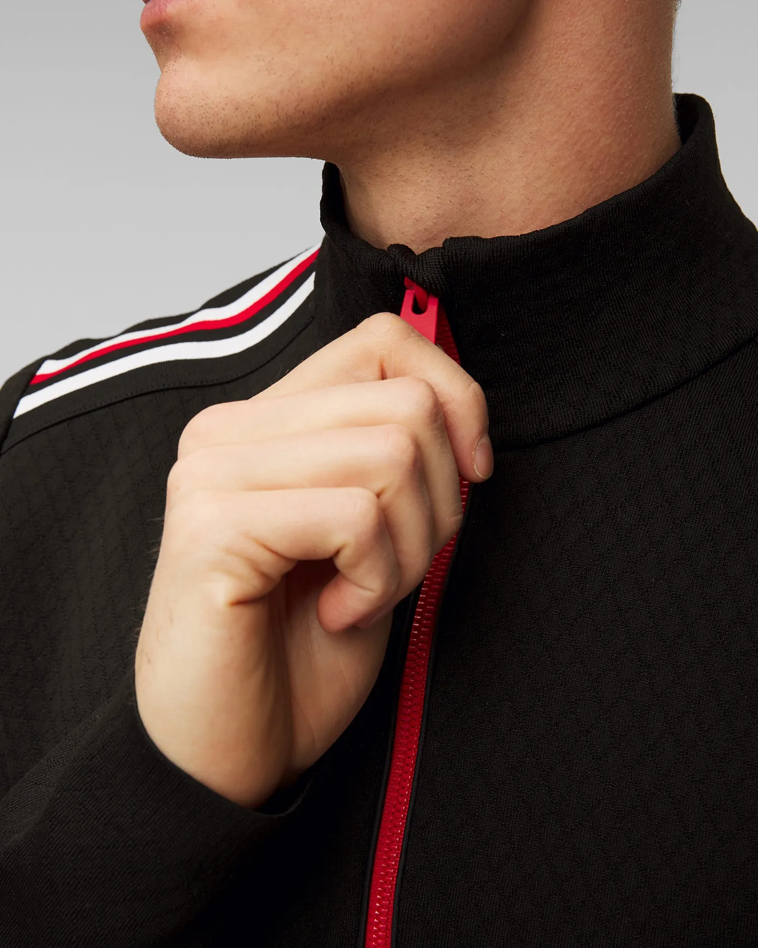 Men's black technical turtleneck Newland Heracles N33933-15
