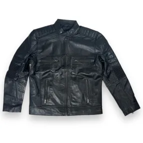 Men's Cafe Racer Leather Jacket - Daniel's Leather