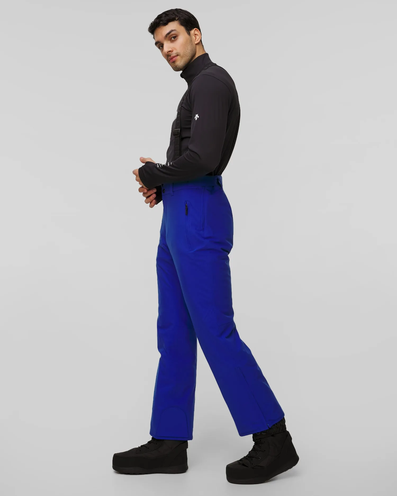 Men's insulated ski trousers Descente SampleDWMYGD41-nbl