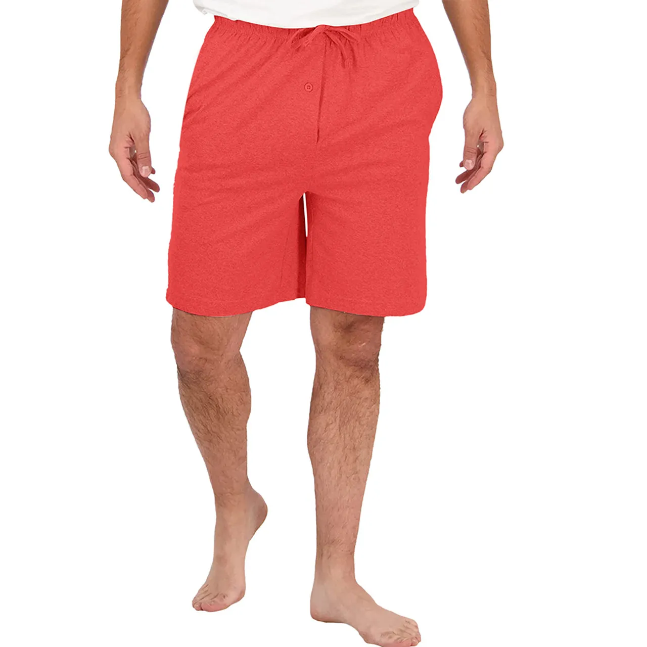 Men's Ultra-Soft Jersey Knit Sleep Lounge Pajama Shorts for Sleepwear (3-Pack)
