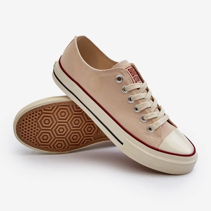 Men's Low Sneakers Big Star NN174100 Beige