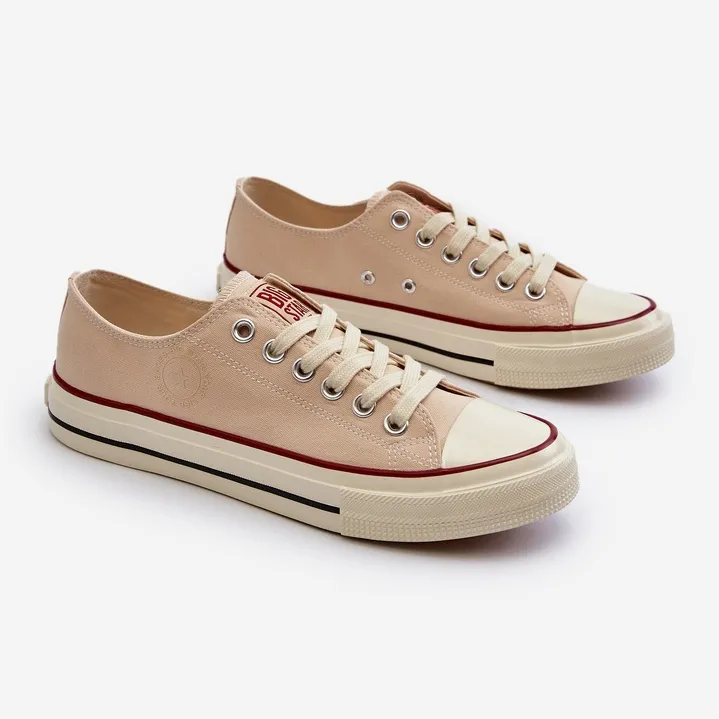 Men's Low Sneakers Big Star NN174100 Beige