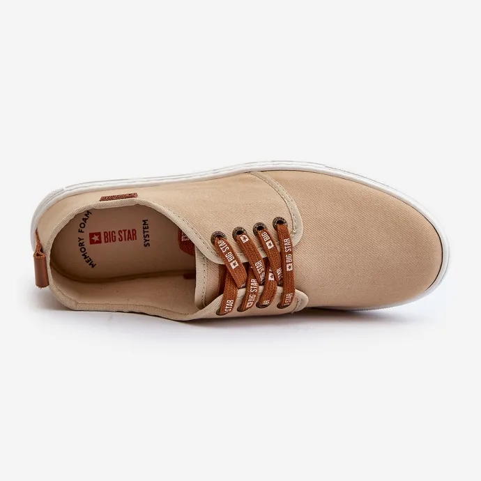 Men's Sneakers Big Star NN176001 Memory Foam System Beige