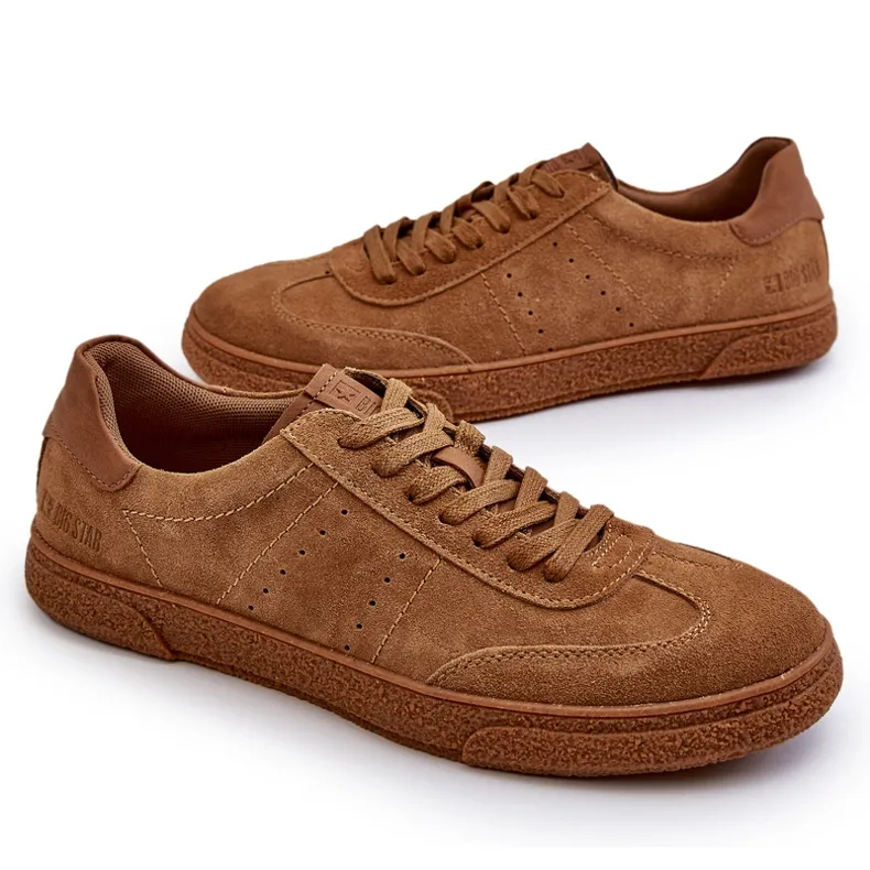 Men's Suede Sneakers Big Star NN174186 Camel brown