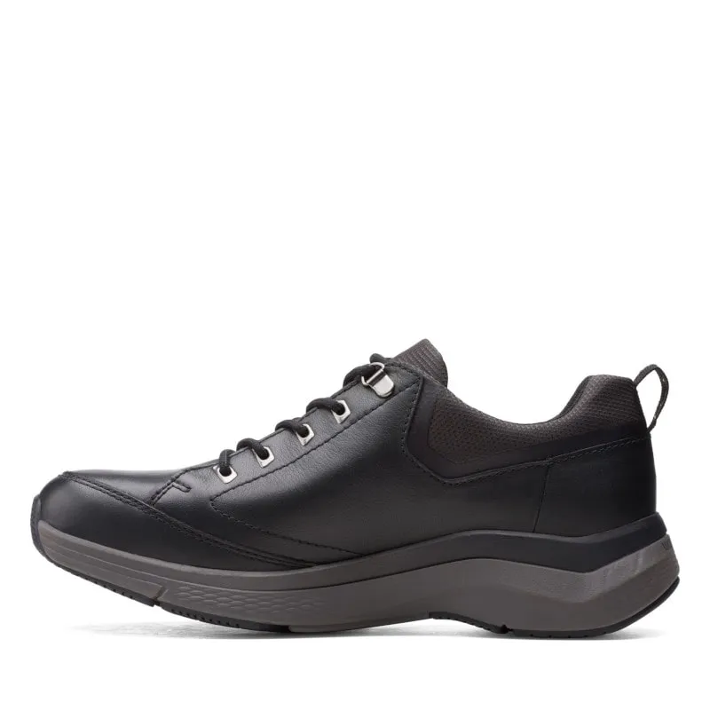 Men’s Clarks Waterproof Wave 2.0 Vibe – Black Leather
