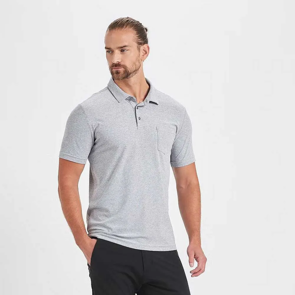 Men's Ace Polo - Light Grey