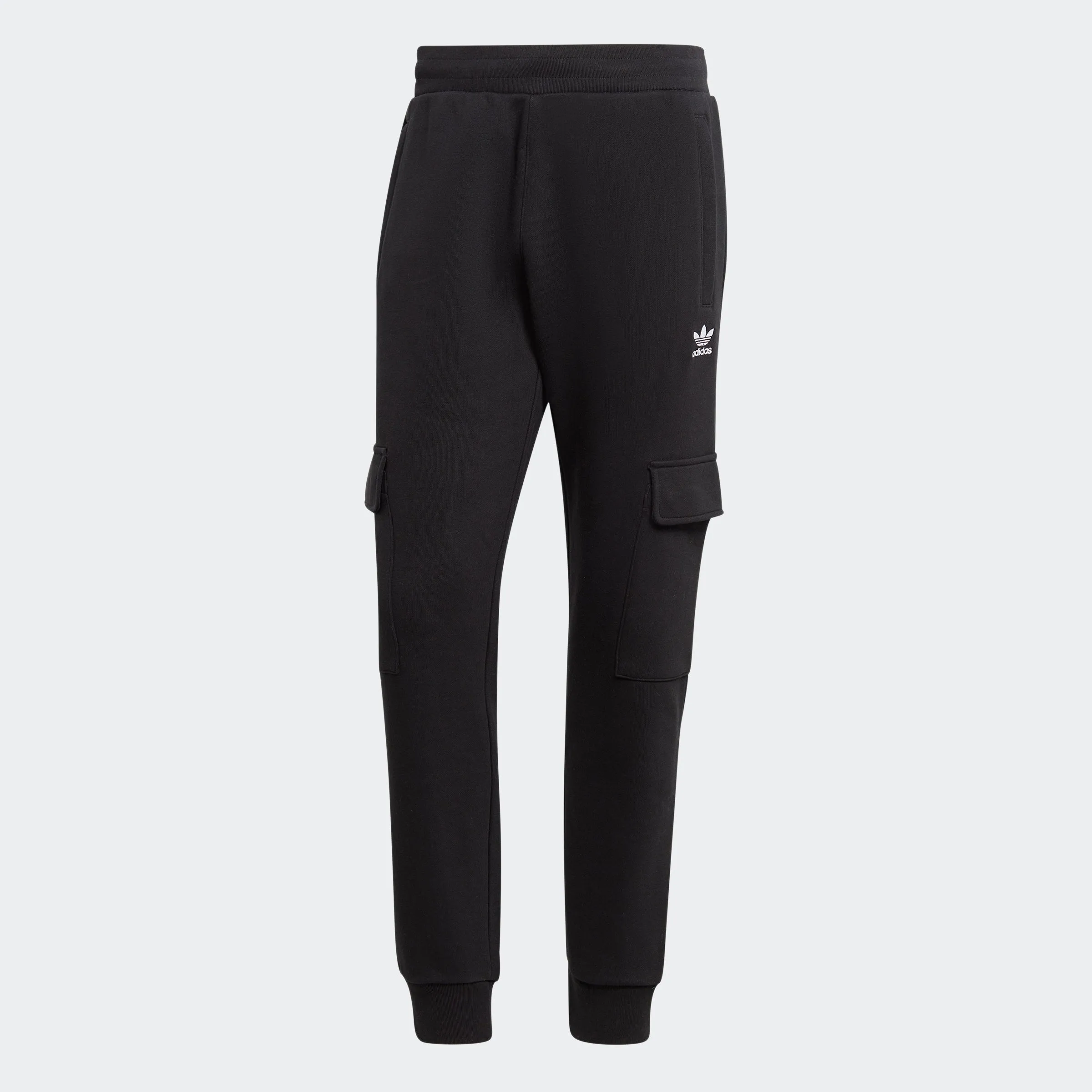 Men's adidas Originals Adicolor Essentials Trefoil Cargo Pants Black