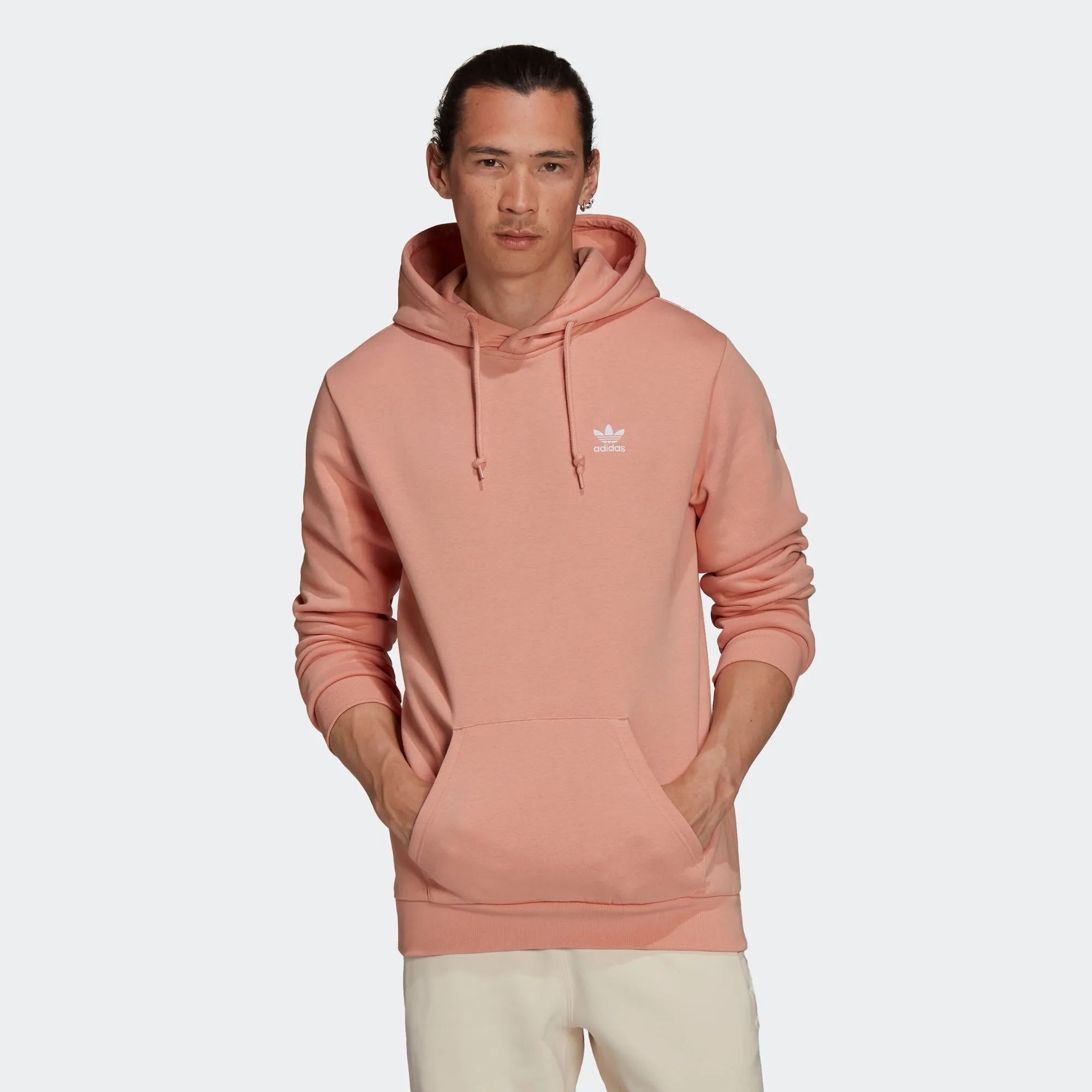 Men’s adidas Originals Adicolor Essentials Trefoil Hoodie Ambient Blush