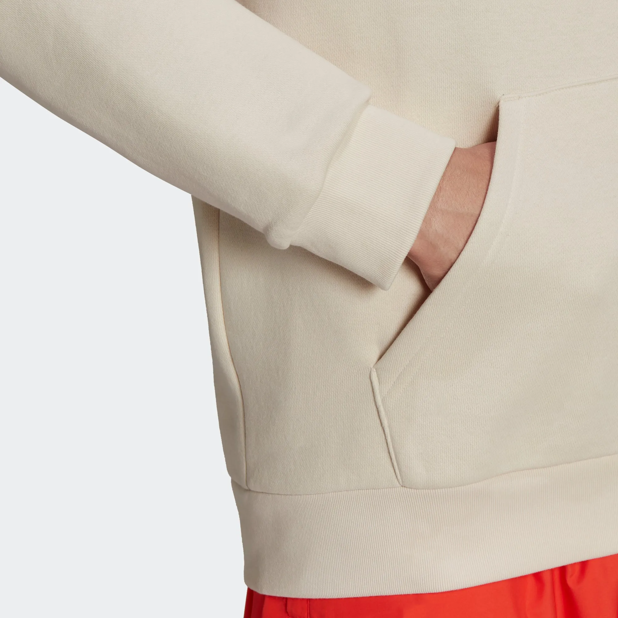 Men’s adidas Originals Adicolor Essentials Trefoil Hoodie Wonder White