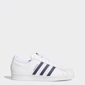 Men's adidas Originals Superstar Shoes White Navy