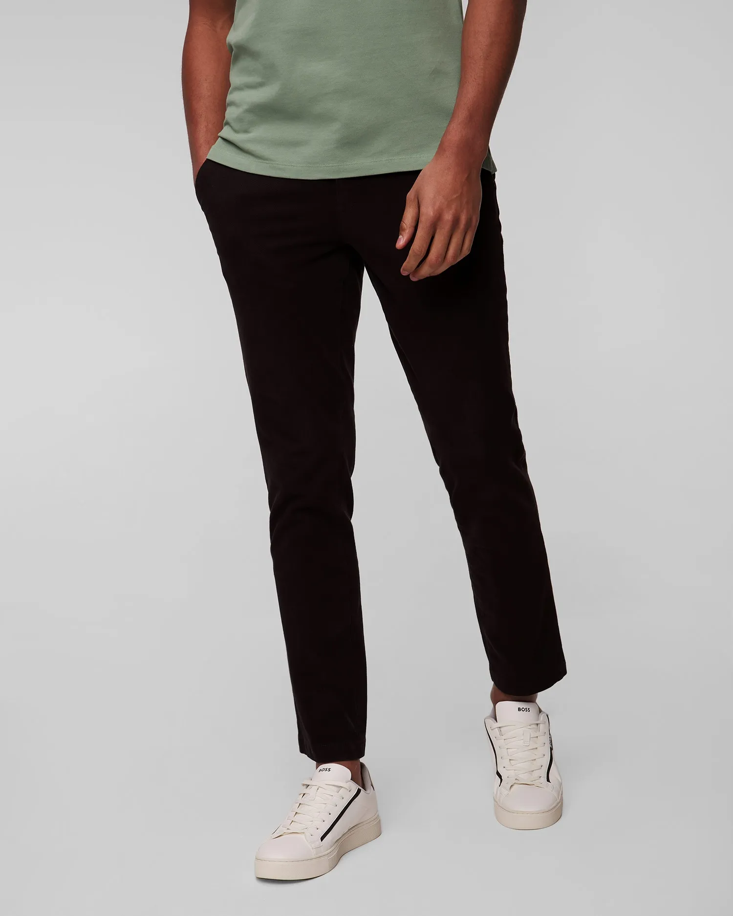 Men’s black trousers Black Hugo Boss Kaito1 50508692-1