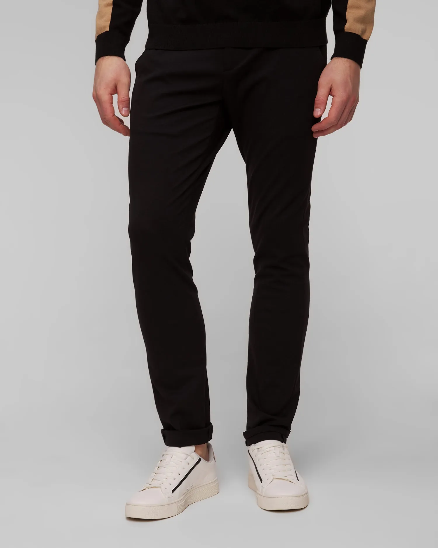 Men’s black trousers Dondup UP235JS0238UXXX-999