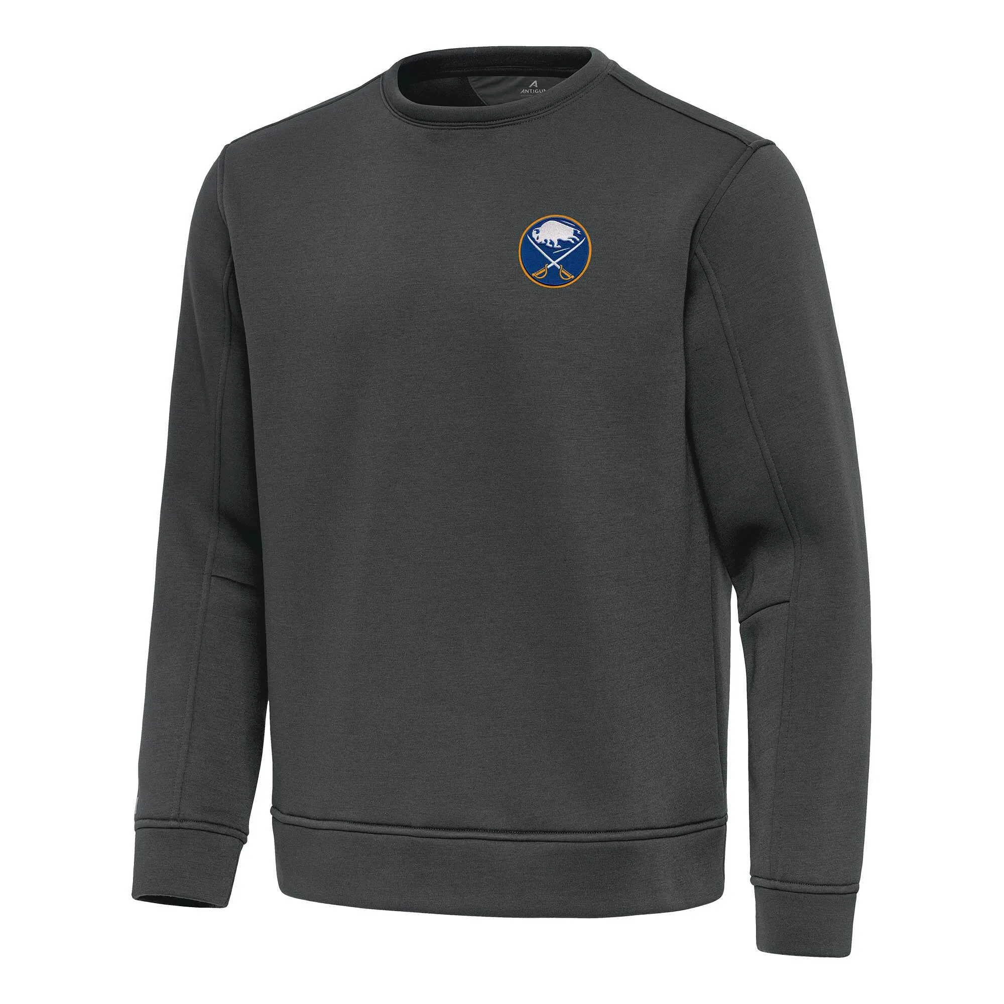 Men's Buffalo Sabres Antigua Pewter Relevant Lightweight Pullover Sweatshirt