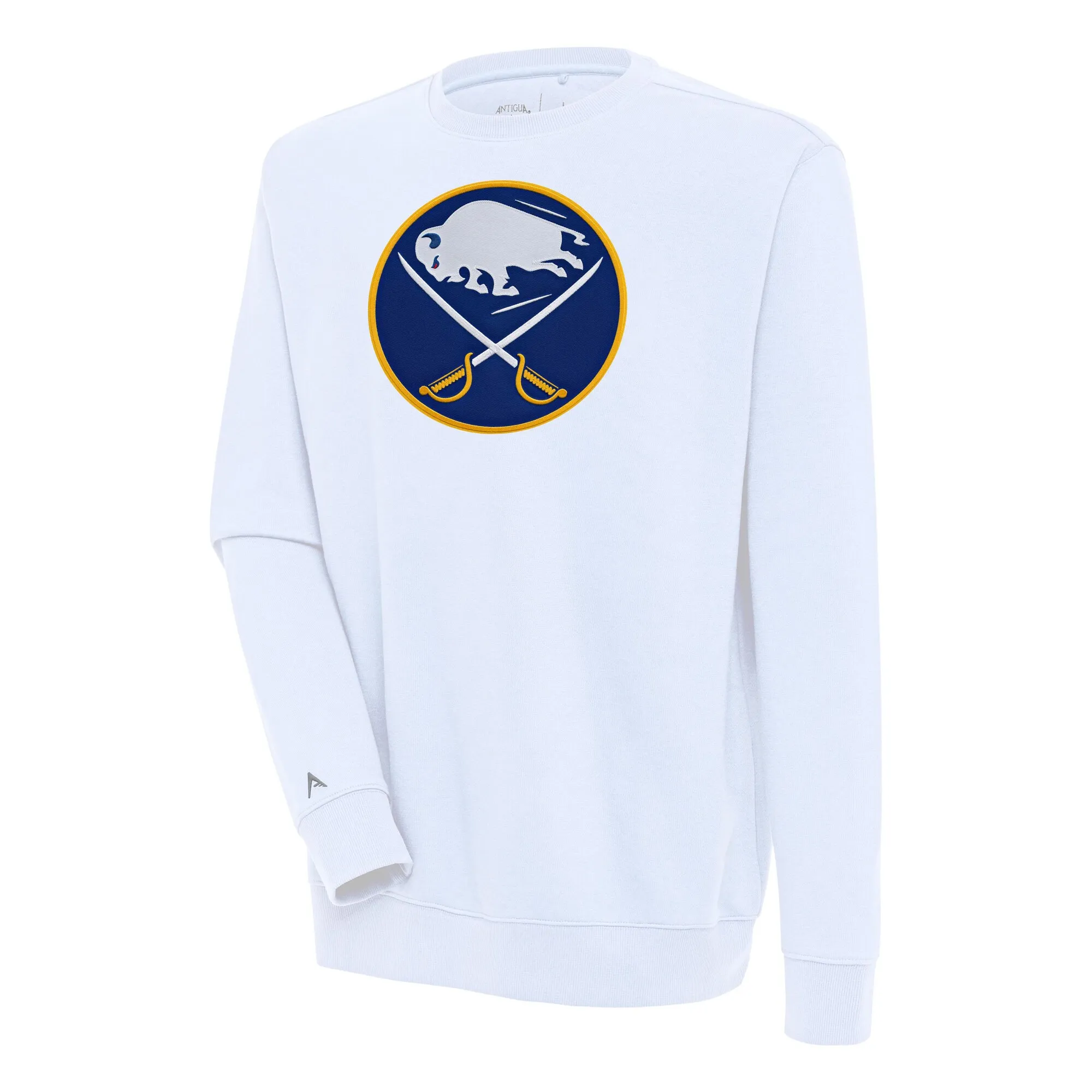 Men's Buffalo Sabres  Antigua White Victory Pullover Sweatshirt