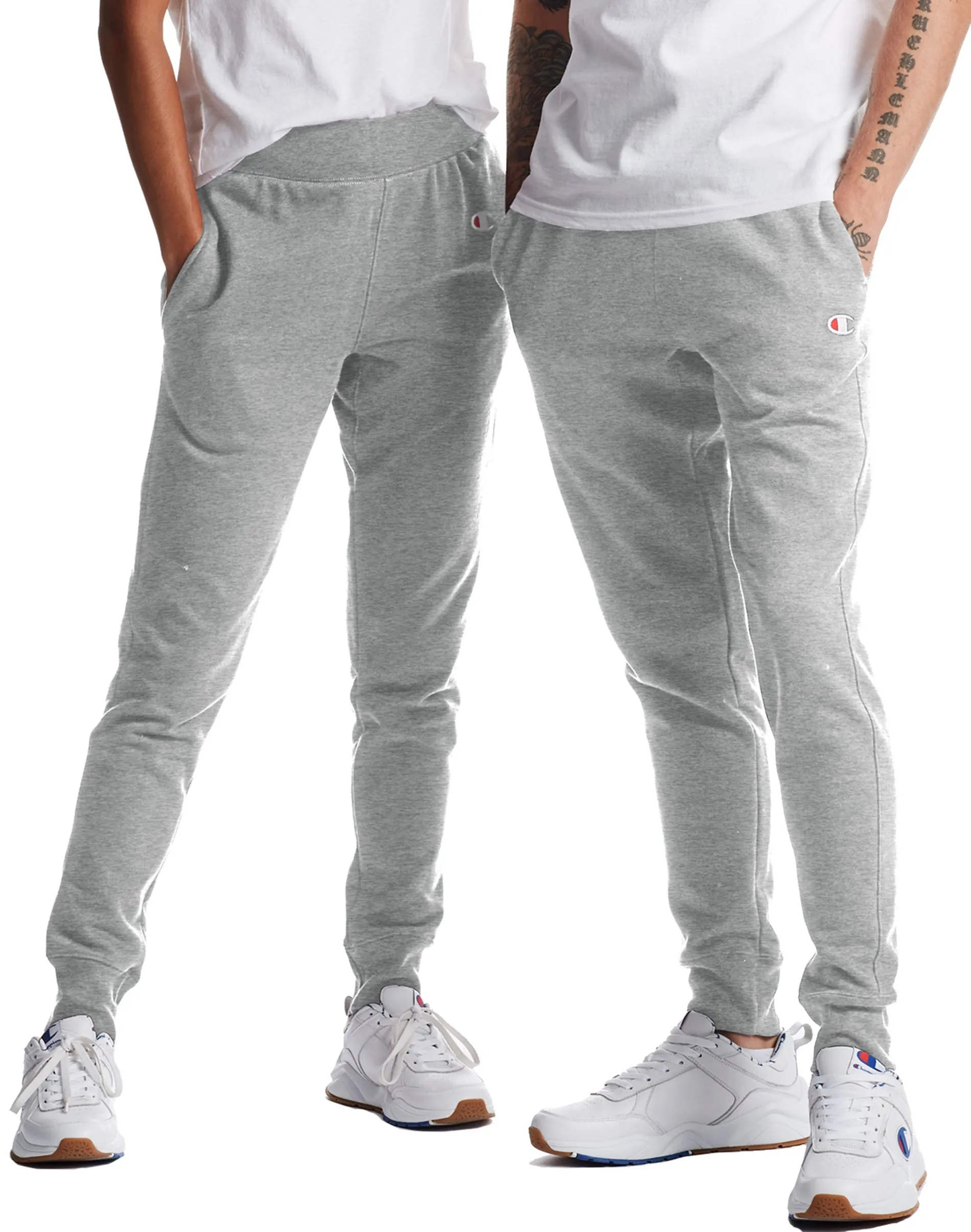 Men's Champion Reverse Weave Trim Joggers Grey