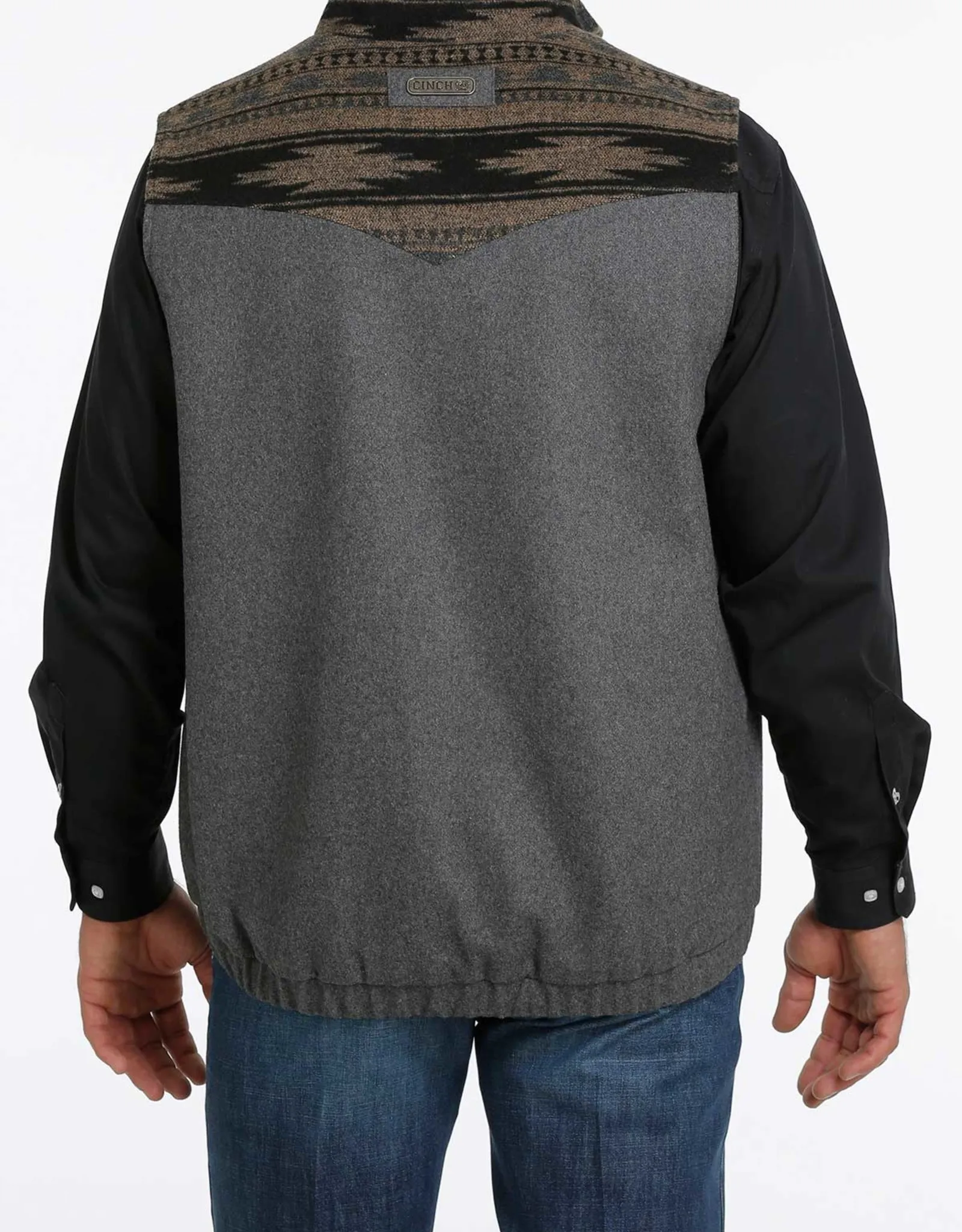 Mens Cinch Concealed Carry Wooly Fleece Vest