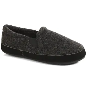  Men's Fave Gore Moc Slipper with Cloud Cushion® Comfort in Black Tweed  