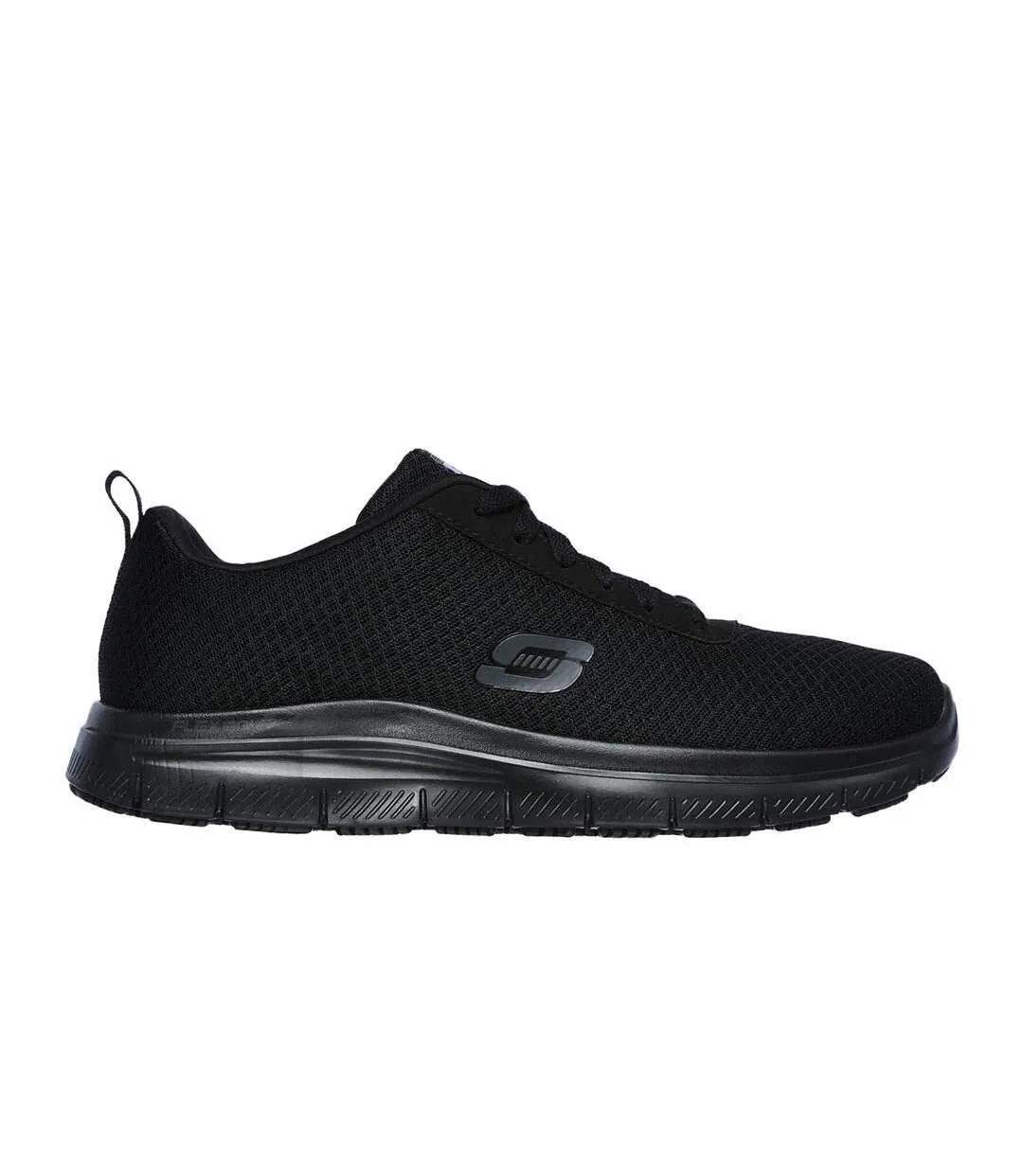 Mens flex advantage trainers black Skechers